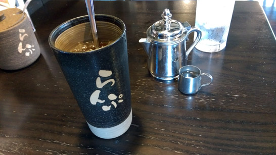 珈琲屋らんぷのアイスコーヒー